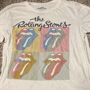 The Rolling Stones White Graphic Tee